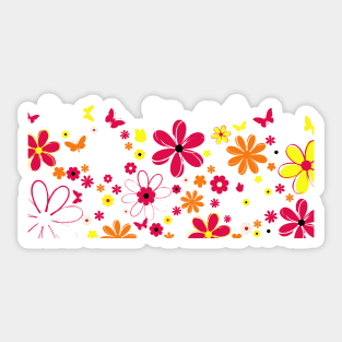 flower illüsration Sticker